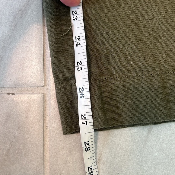 Max Studio, Sophisticated Rich Hunter Palazzo Pants, Drawstring Waist,Pockets,S - Picture 13 of 14